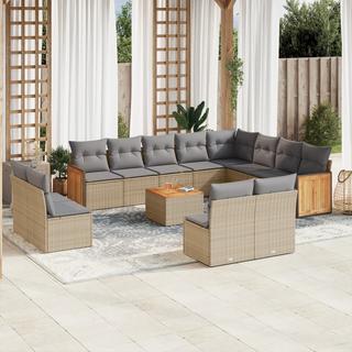 VidaXL Garten sofagarnitur poly-rattan  