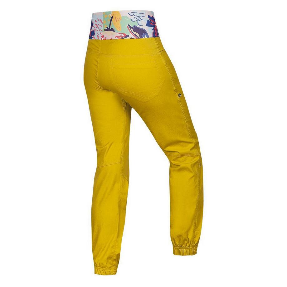 Ocun Sansa Slim Fit Pantalon Jaune  