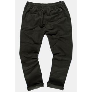 JP1880  Leinenmixhose, Elastikbund, Basic Fit 