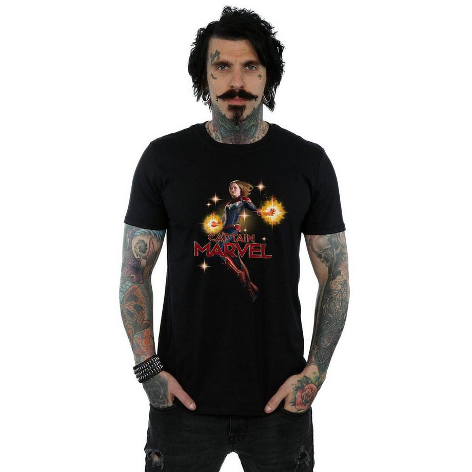 MARVEL Captain T-Shirt Stampa Grafica  
