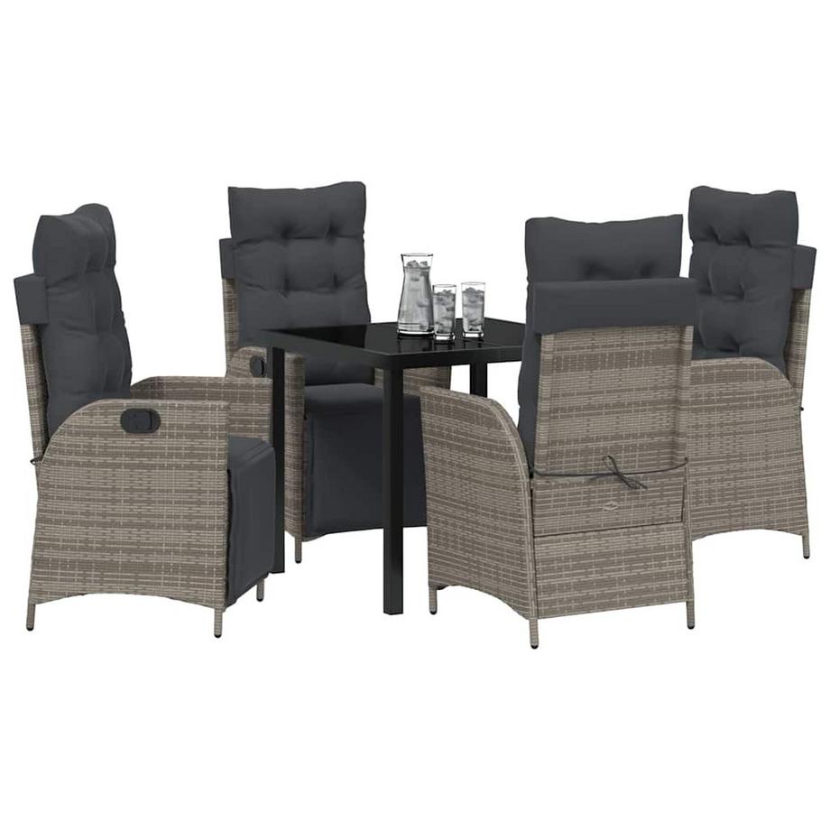 VidaXL Garten essgruppe poly-rattan  