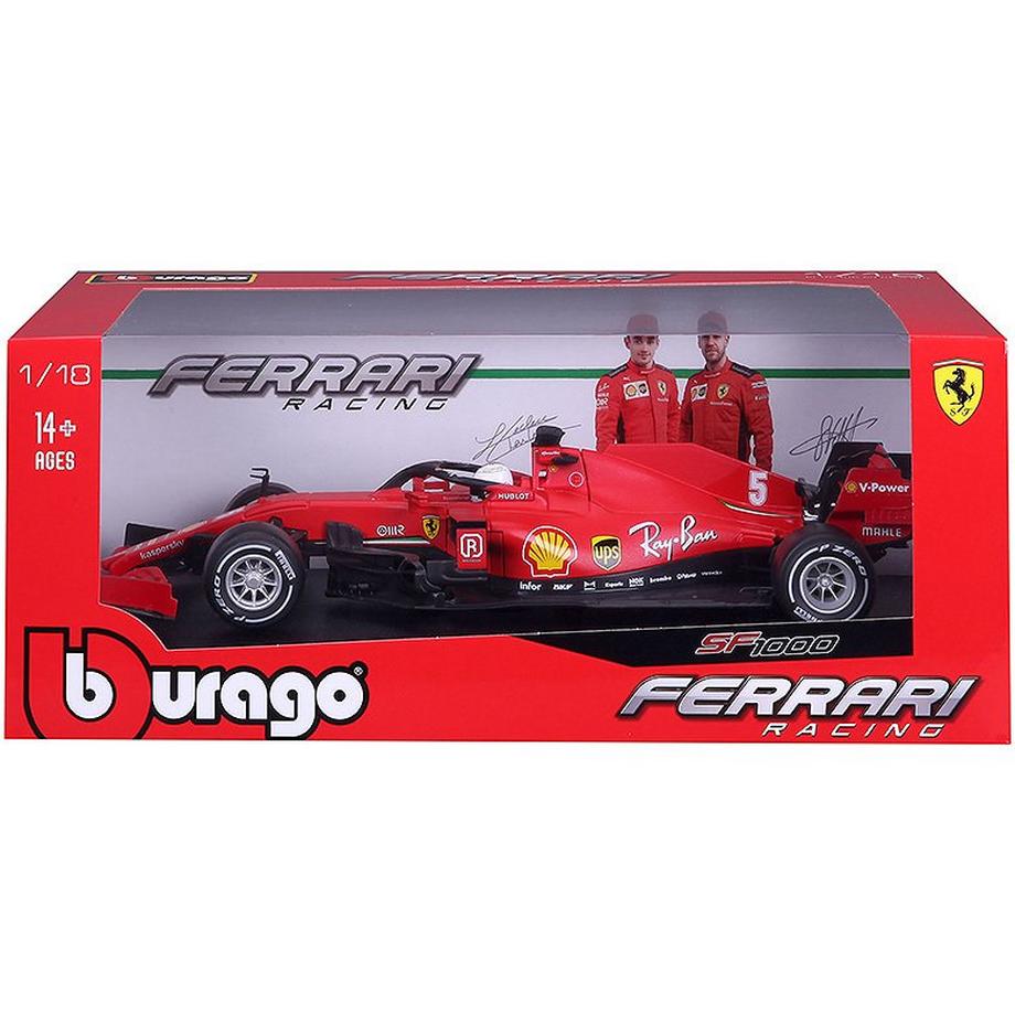 bburago  1:18 Ferrari F1 SF1000 Austrian GP S.Vettel 