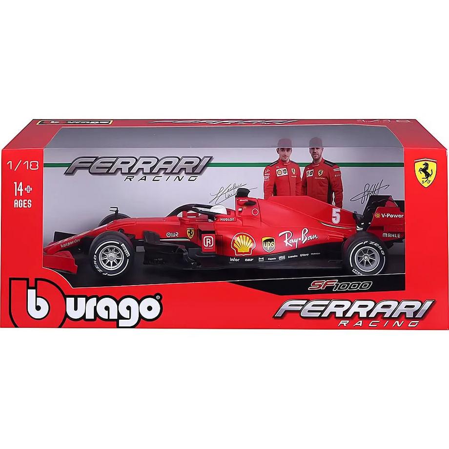 bburago  1:18 Ferrari F1 SF1000 Austrian GP S.Vettel 