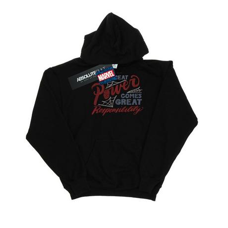 MARVEL  SpiderMan Great Responsibility Kapuzenpullover 