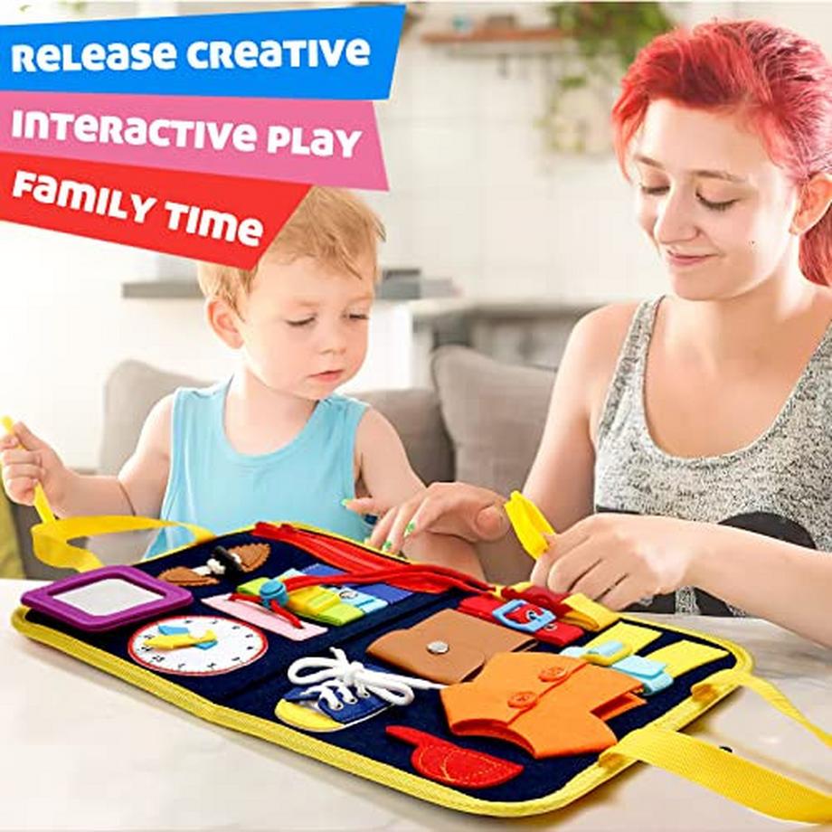 Activity-board  Activity Busy Board 1-3 years Toddler toy Baby motor skills toy 