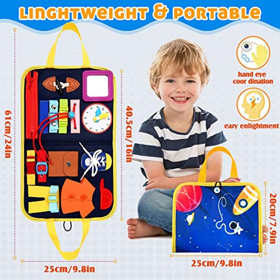 Activity-board  Activity Busy Board 1-3 years Toddler toy Baby motor skills toy 