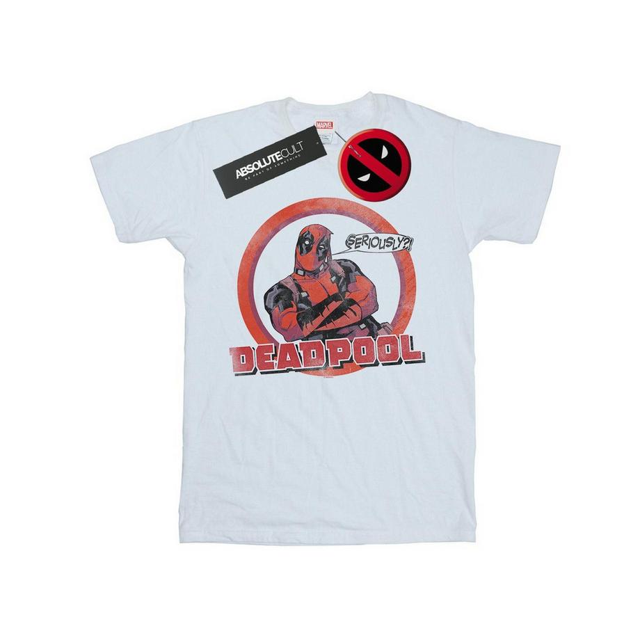 MARVEL Seriously T-Shirt Stampata  