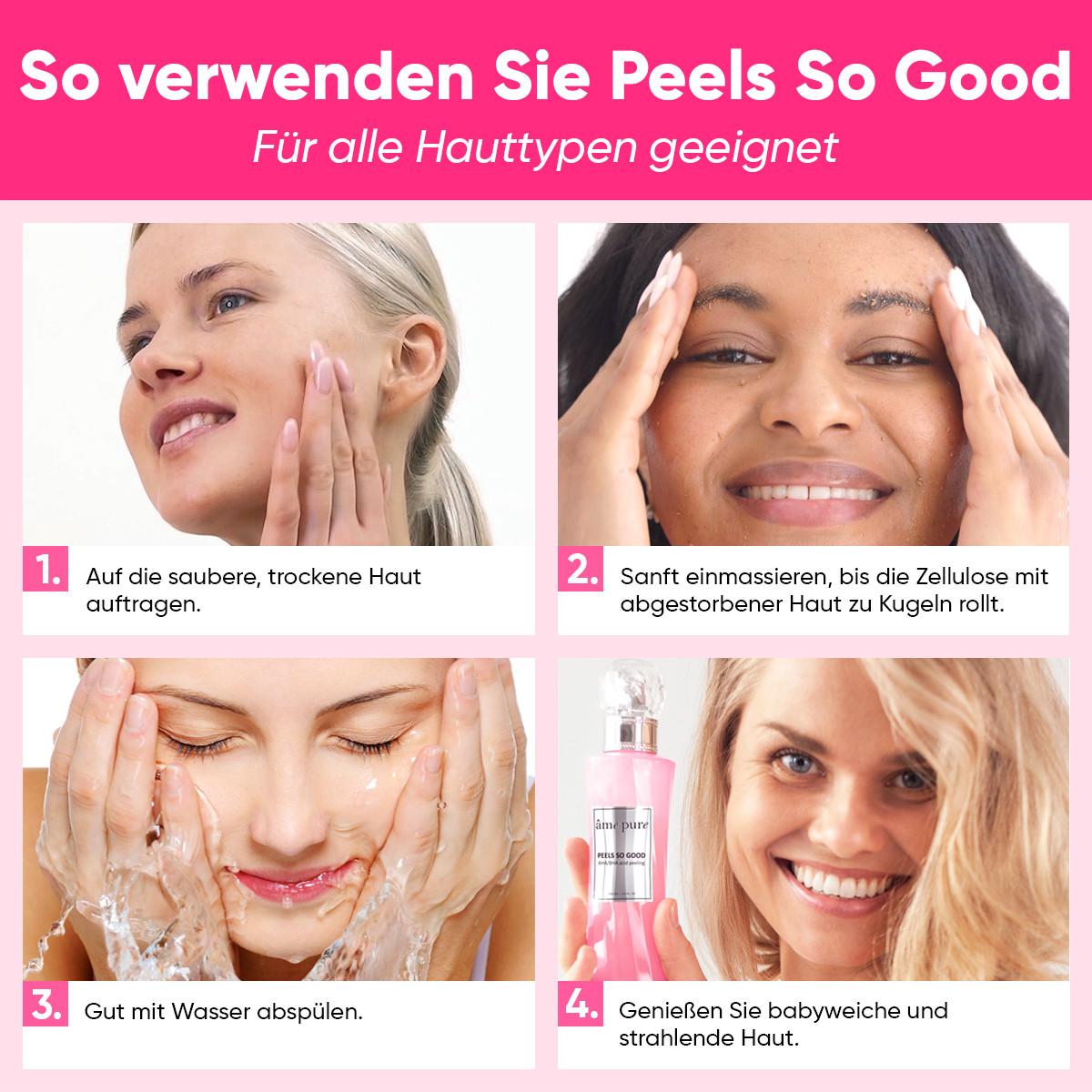 âme pure  Peels So Good - AHA / BHA-Gesichts Peeling-Gel mit Fruchtsäuren 