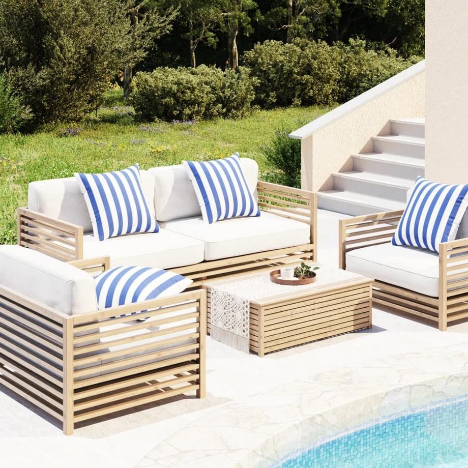 VidaXL Oreiller décoratif tissu  