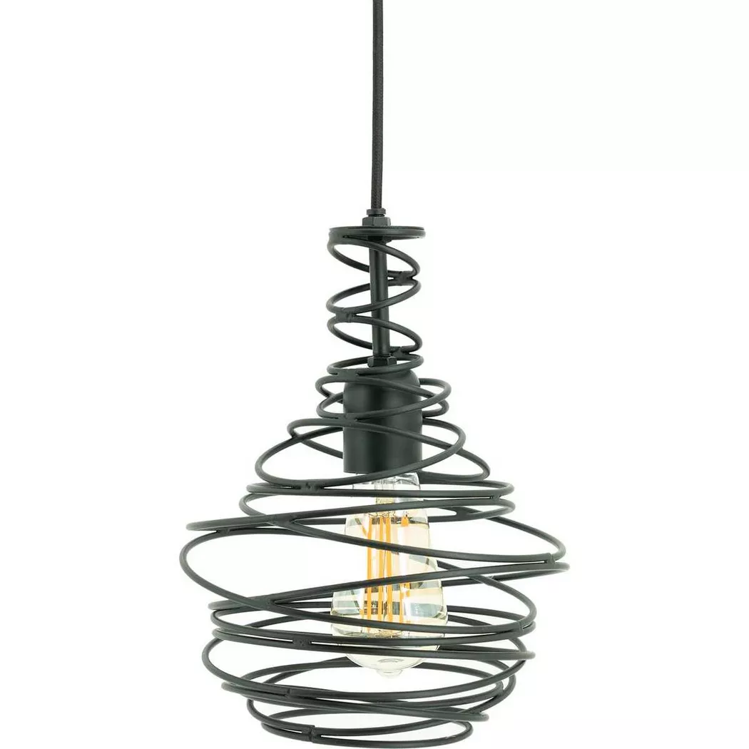 mutoni – Hängeleuchte Coil, One Size, Schwarz