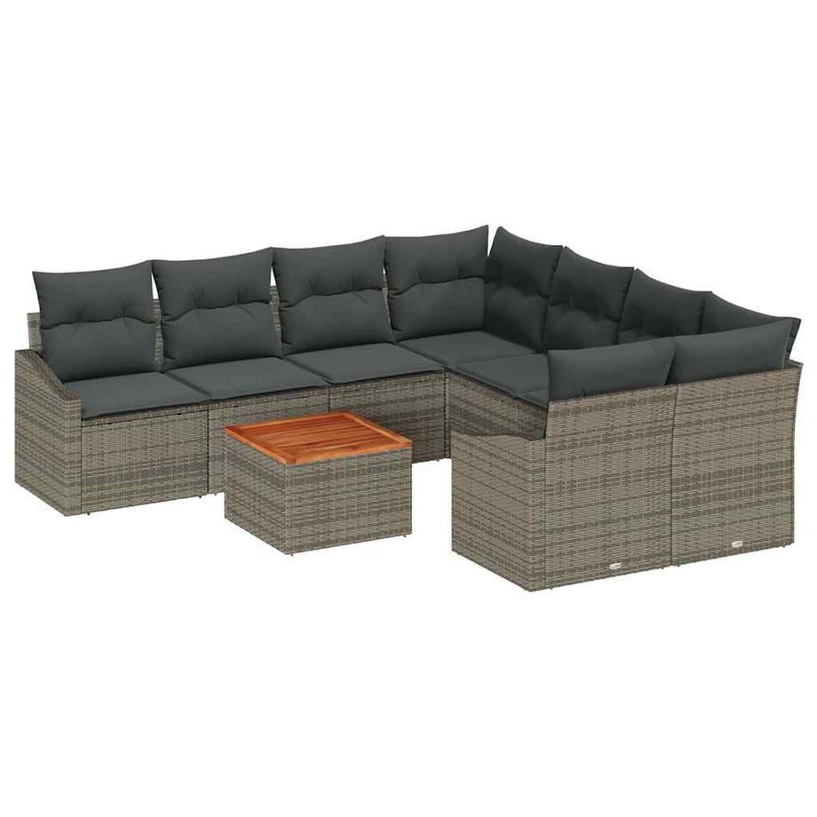 Garten-sofa poly-rattan
