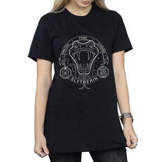 Harry Potter Blason Serpentard T-Shirt Coupe Ample  