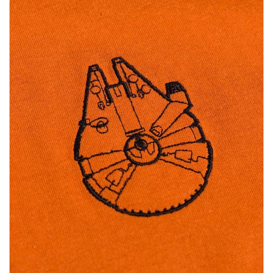 STAR WARS Millennium Falcon Schwer Besticktes T-Shirt  