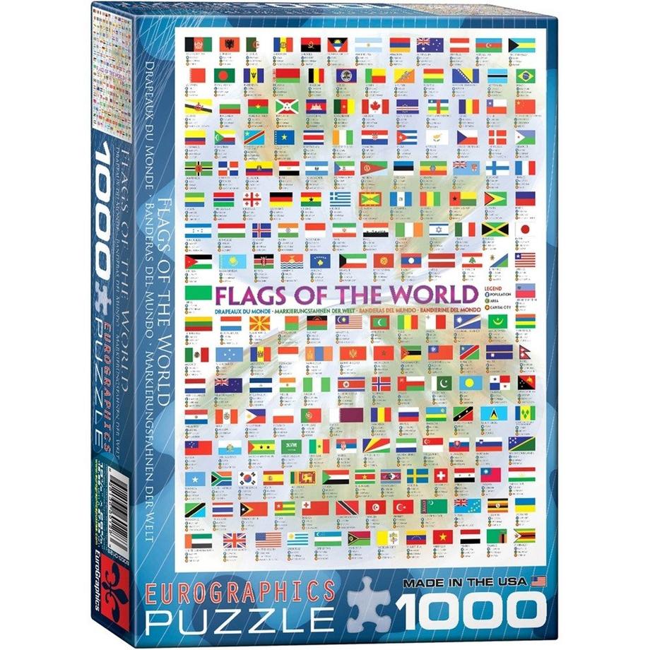 puzzle Flaggen dieser Erde 1000 Teile