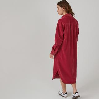 La Redoute Collections  Blusenkleid aus Cord mit langen Ärmeln 
