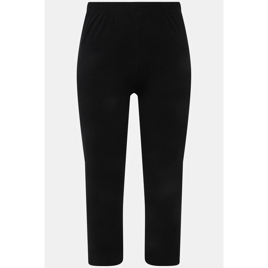 Ulla Popken Pantalon Capri Longueur 7/8 Taille Élastique  