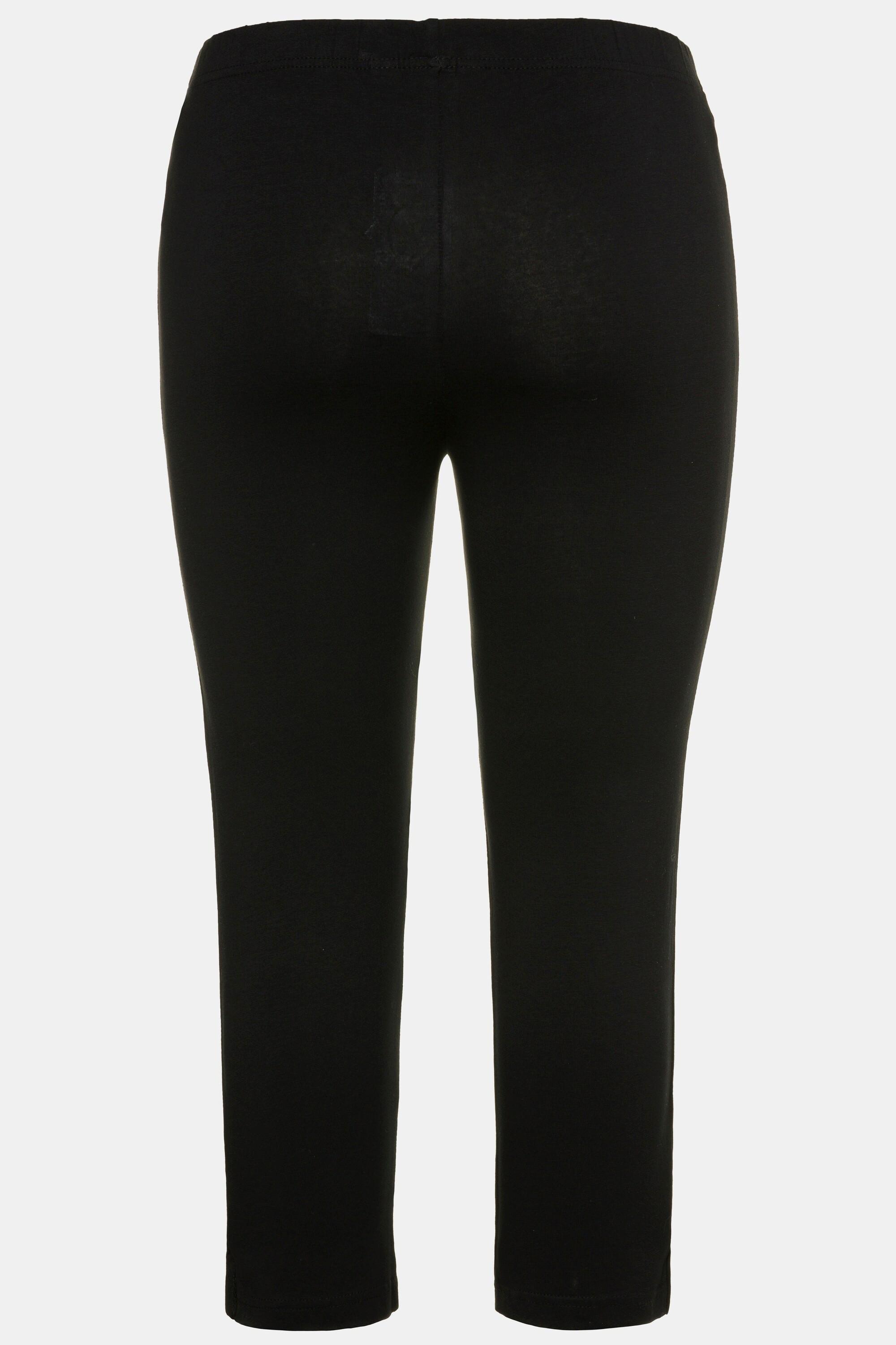 Ulla Popken  Pantaloni Capri a 7/8 con cintura elastica, fino alla tg. 72/74 