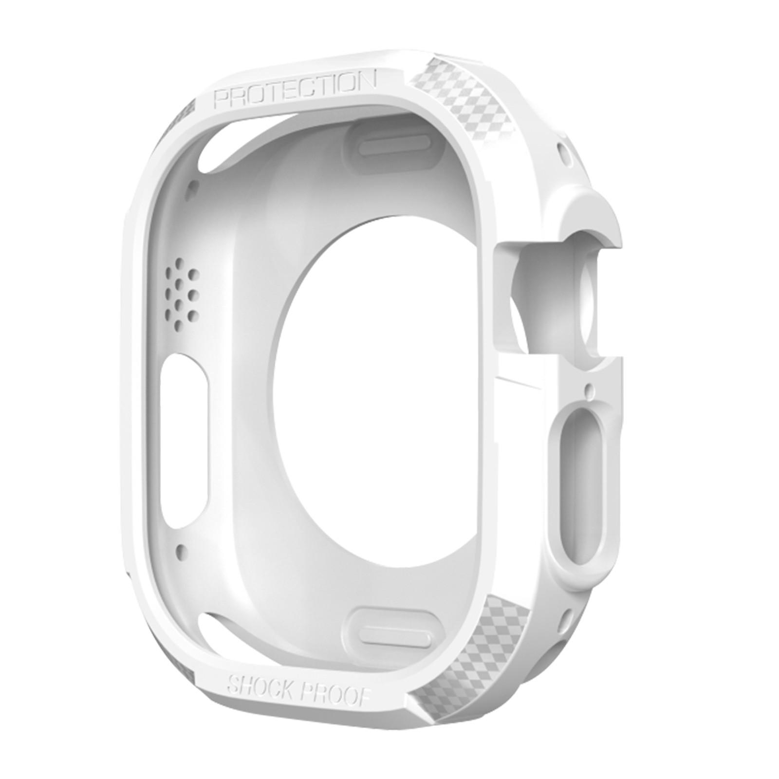 Avizar  Cover Apple Watch fibra carbonio bianco 