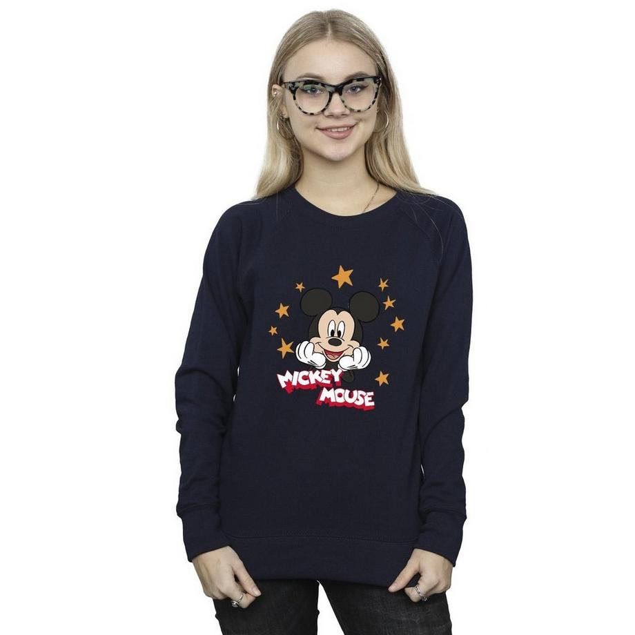 Disney Mickey Mouse Sterne Grafik Sweatshirt  