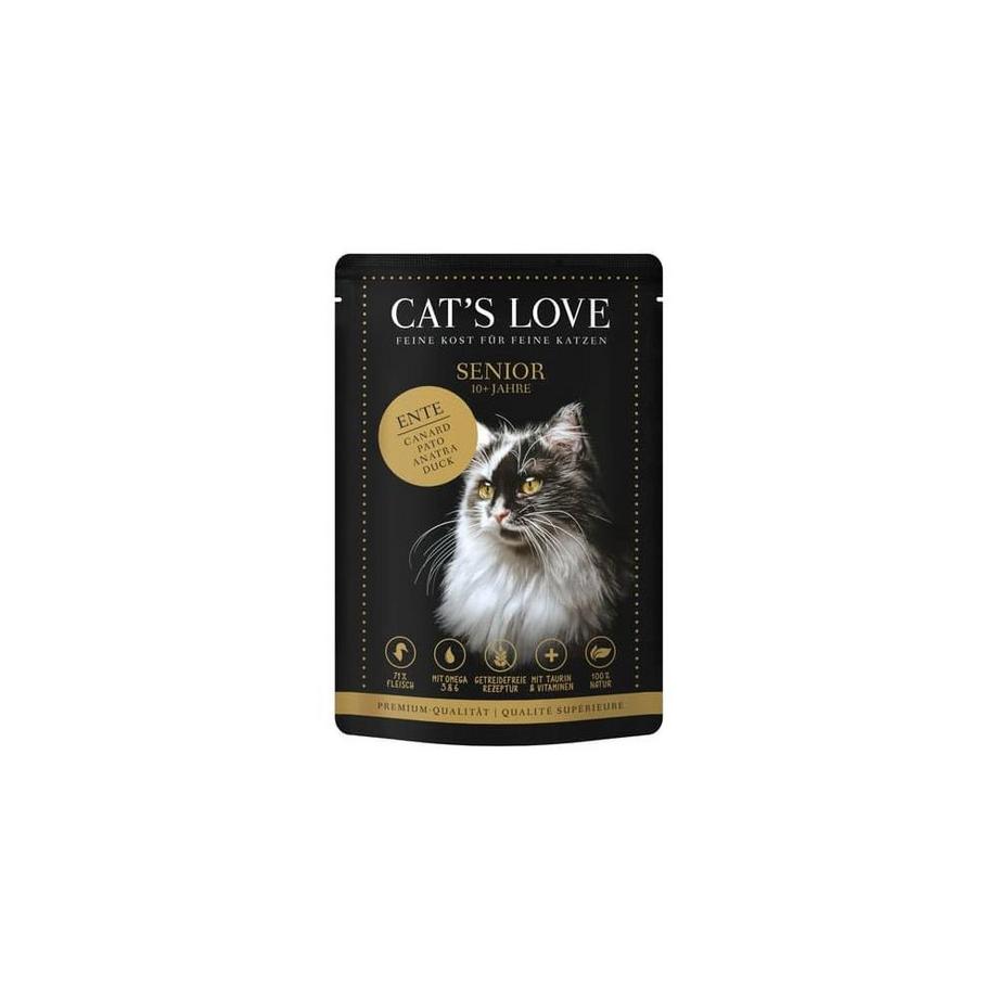 Cat's Love  Senior 10+ Canard, 85g 