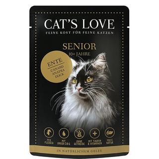 Cat's Love  Senior 10+ Anatra, 85g 