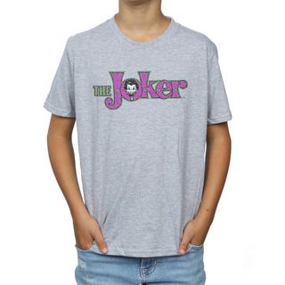 DC COMICS  The Joker Crackle Logo TShirt 