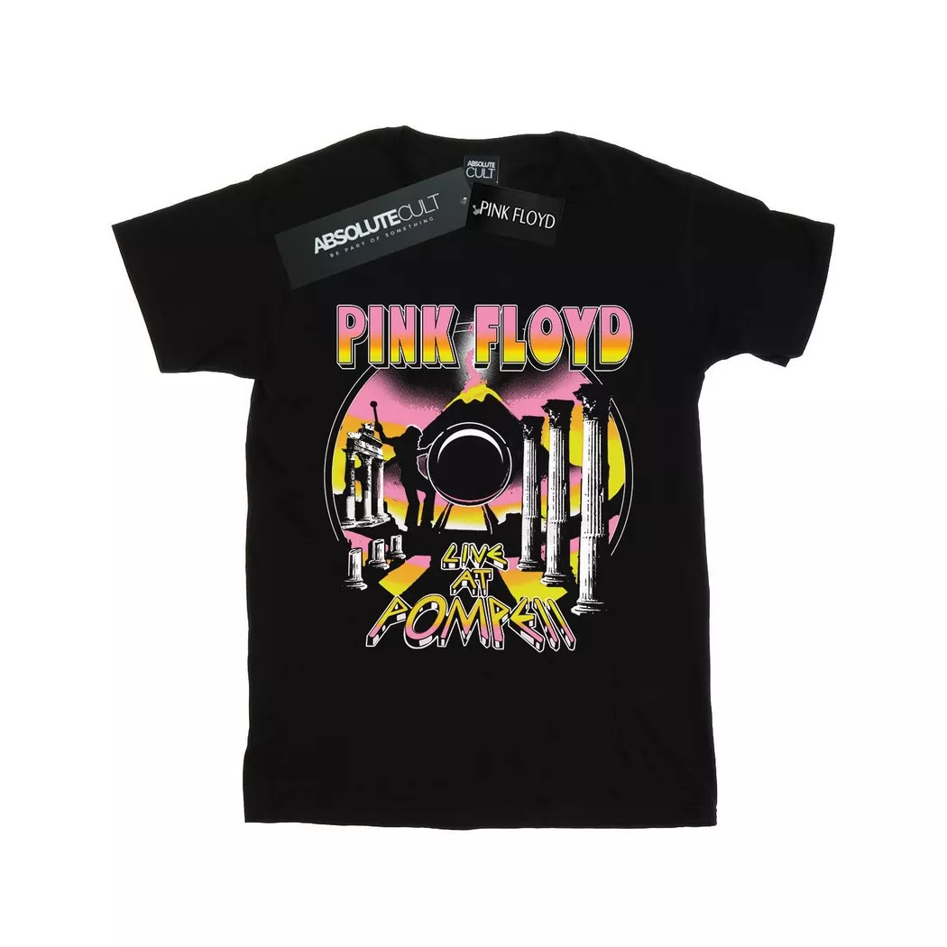 Pink Floyd - Live At Pompeii TShirt, für Damen, Schwarz, Größe S