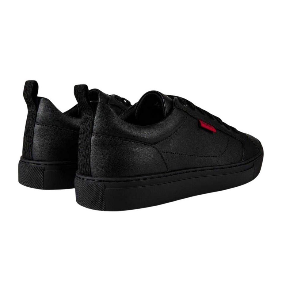 HUGO Leder Sneaker Niedrig Geschnitten  