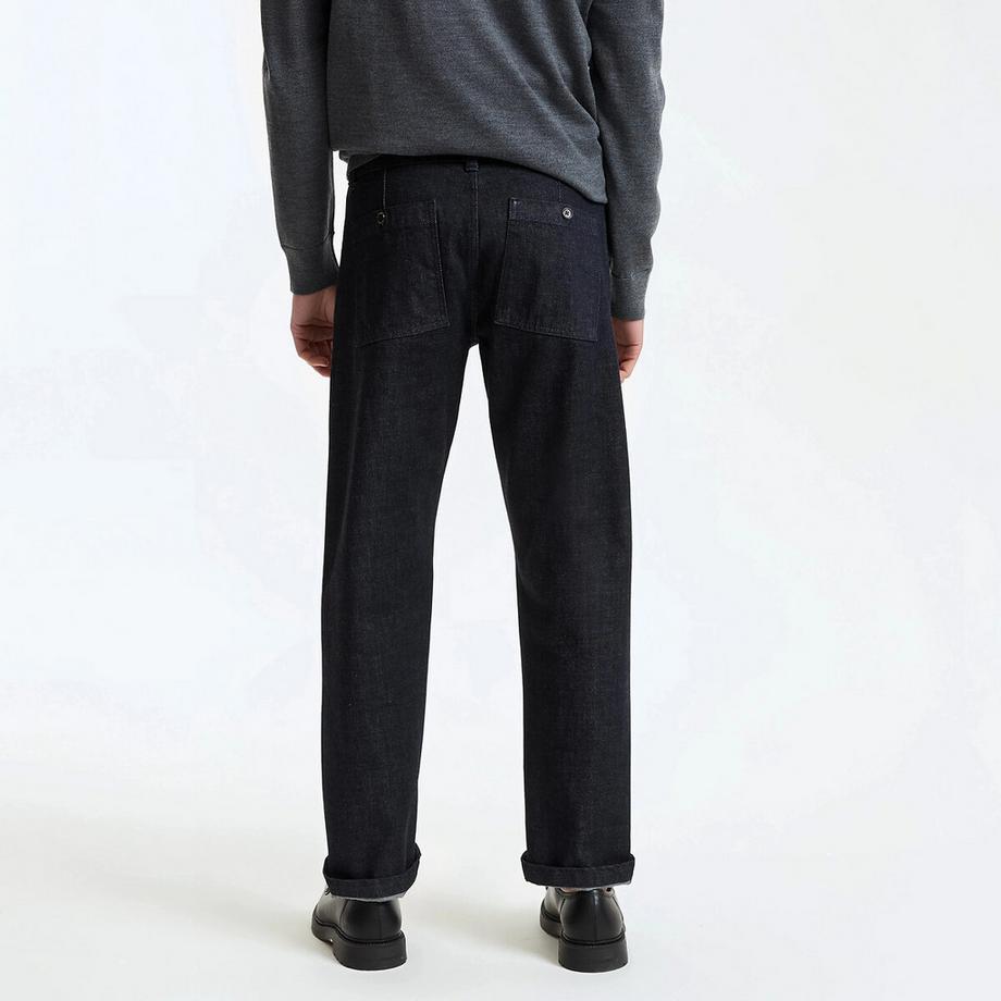 La Redoute Collections Zimmermann Raw Denim Straight Leg Jeans  