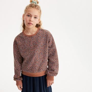 Sweatshirt mit Leoprint