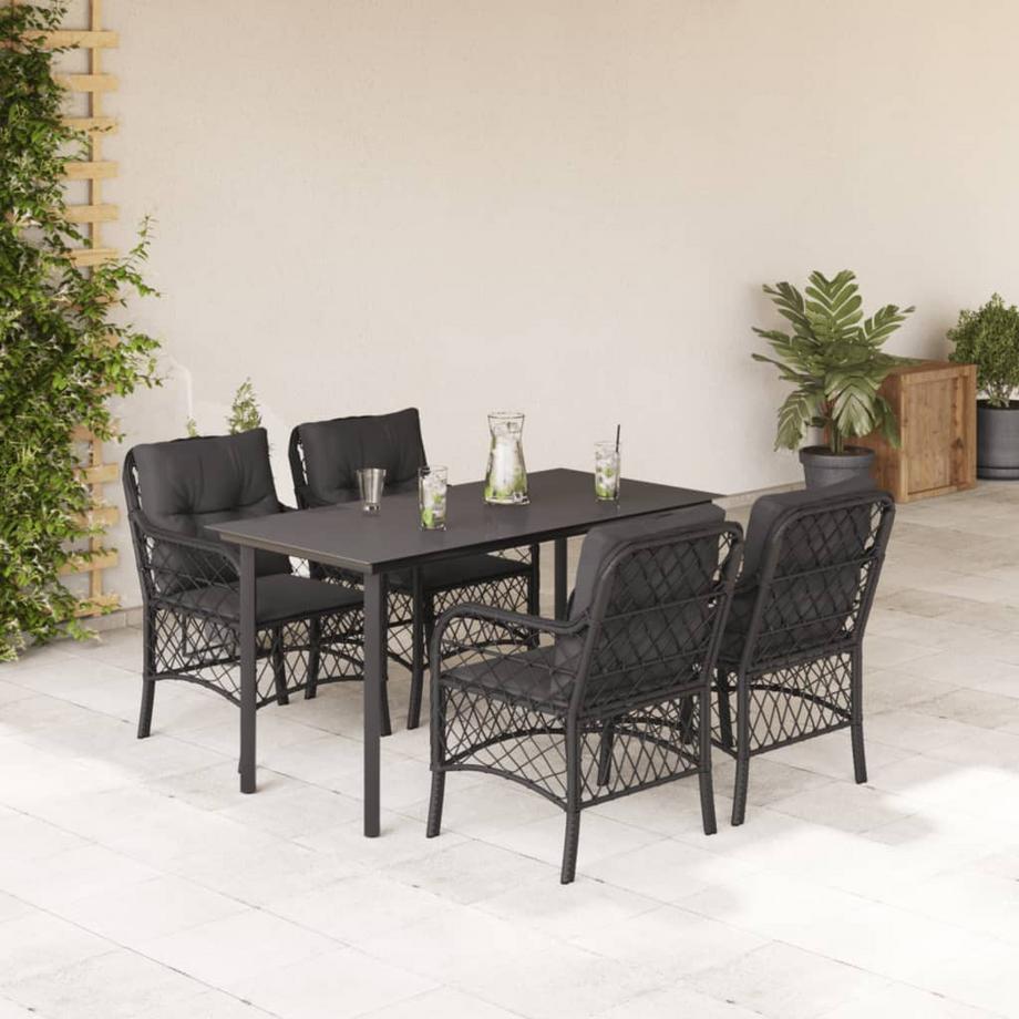 VidaXL Garten essgruppe poly-rattan  