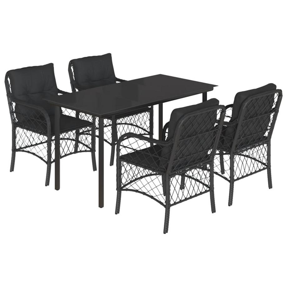 Garten essgruppe poly-rattan