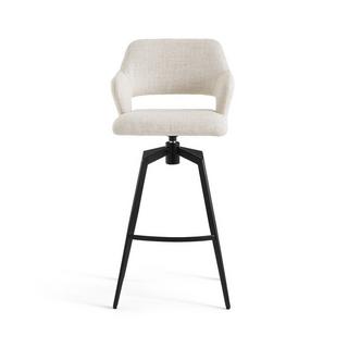 AM.PM Fauteuil de bar pivotant toile nattée  