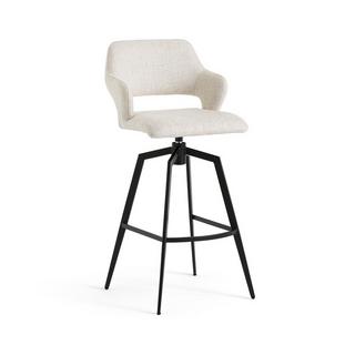 AM.PM Fauteuil de bar pivotant toile nattée  