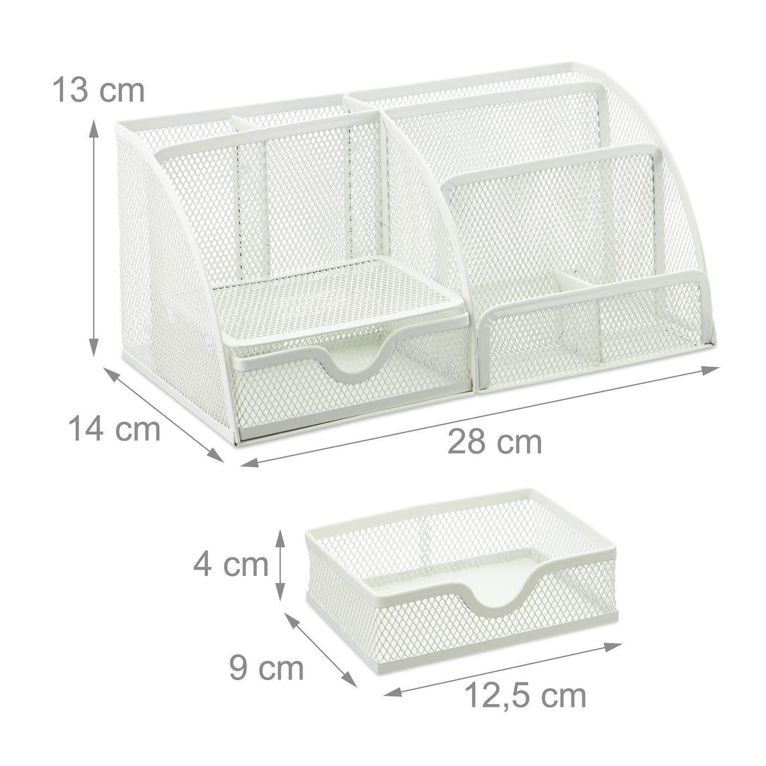 B2X Rangement de bureau blanc  