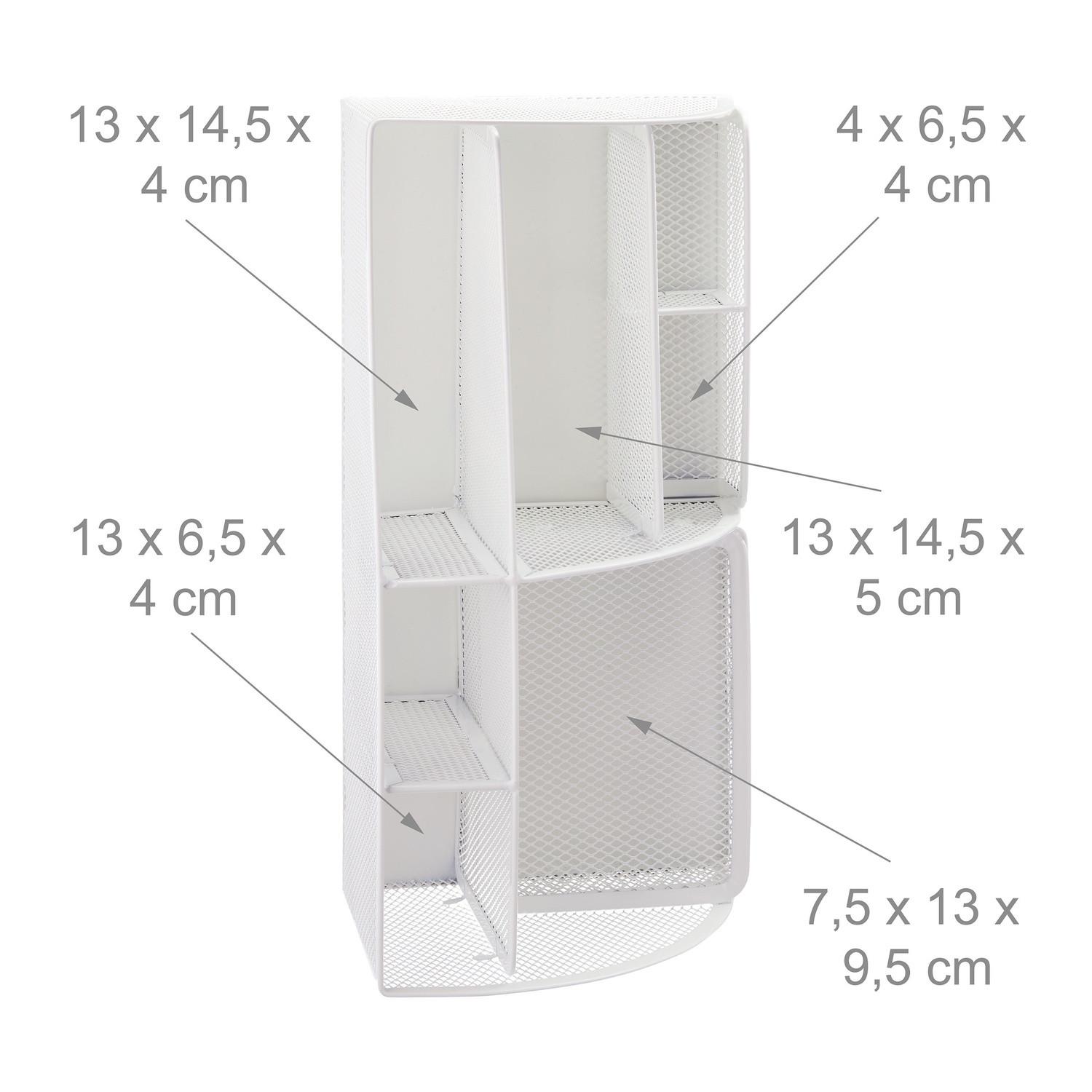 B2X Rangement de bureau blanc  