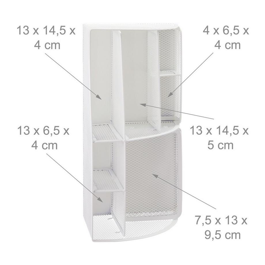 B2X Rangement de bureau blanc  