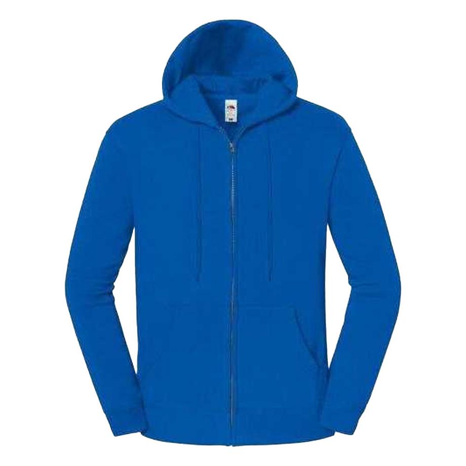 Iconic Premium Felpa Con Cappuccio E Zip Intera
