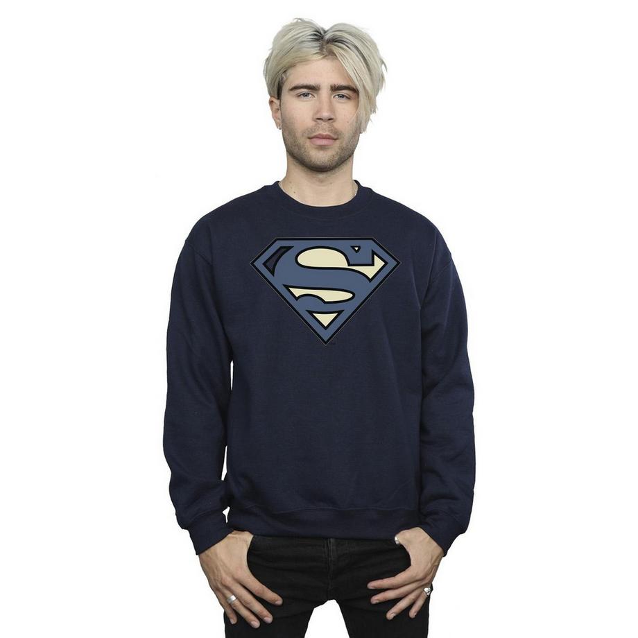 DC COMICS Superman Logo Rundhals Sweatshirt  