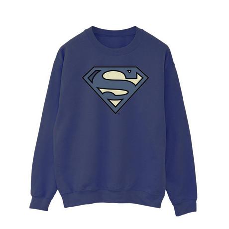 DC COMICS Superman Logo Felpa Girocollo  