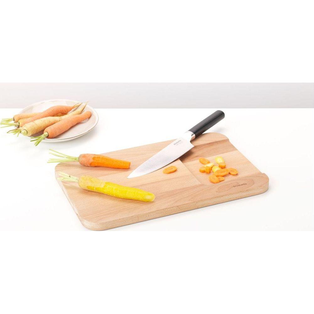 brabantia Kochmesser New Profile Line Schwarz / Silber 19.50cm  