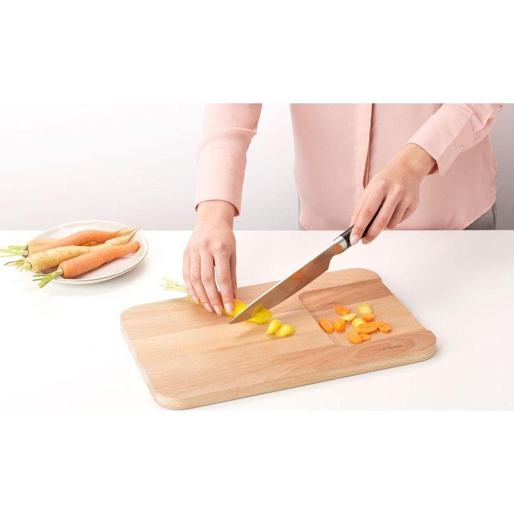 brabantia Kochmesser New Profile Line Schwarz / Silber 19.50cm  