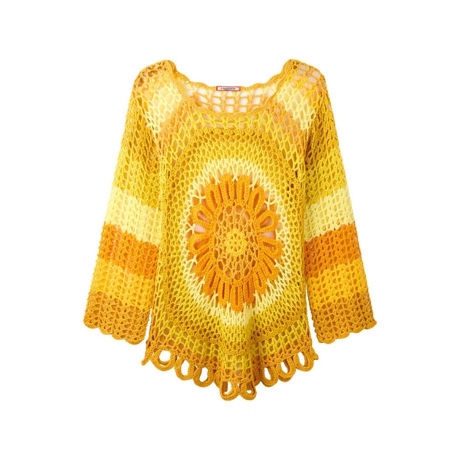 Joe Browns Pull Crochet Floral avec Encolure Ronde  