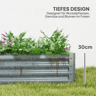 Outsunny Bac surélevé  