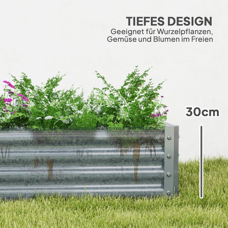 Outsunny Bac surélevé  