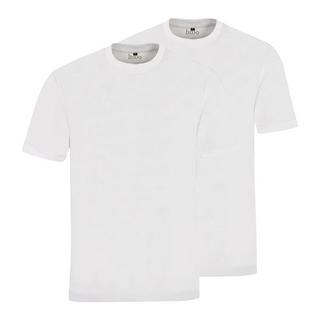 hajo Bequem sitzendes Rundhals Kurzarm T-Shirt 2er Pack  