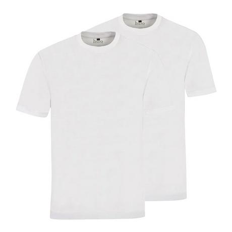hajo Bequem sitzendes Rundhals Kurzarm T-Shirt 2er Pack  