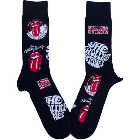 The Rolling Stones Gemusterte Socken  