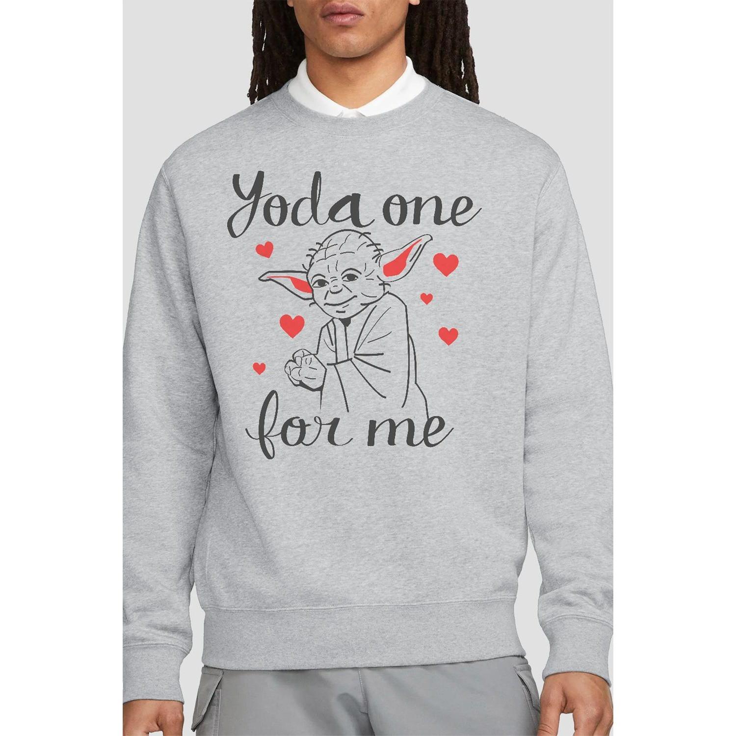 STAR WARS  Yoda One For Me Sweatshirt  Valentinstag 