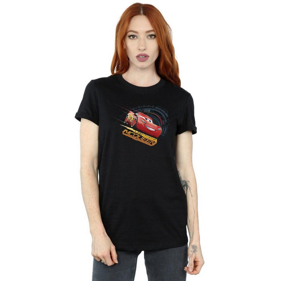 Disney Cars Lightning McQueen T-Shirt Stampata  